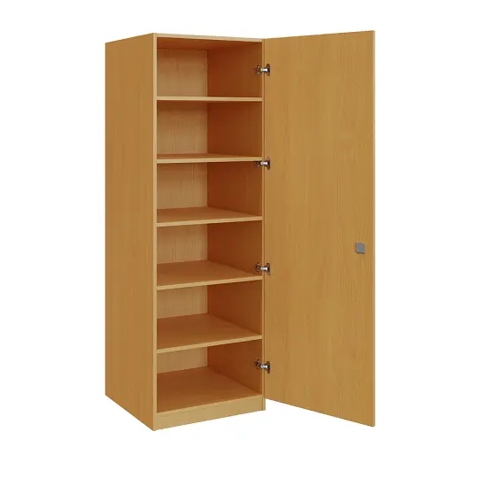 Q 14-60 skříň šatní, 1-dvéřová, 600x600x1800mm, buk royal